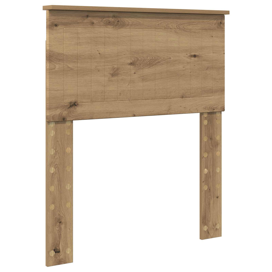 Sengestel med hovedgærde Artisan eg 75 x 190 cm Massiv fyrretræ
