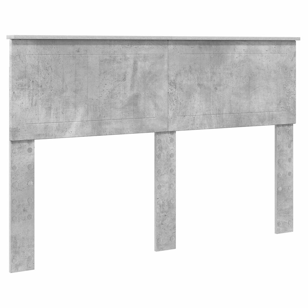 Sengestel med skuffe Beton Grå 140 x 200 cm Ingeniørtræ