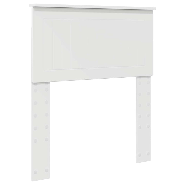 Sengestel med skuffe Hvid 75 x 190 cm Ingeniørtræ