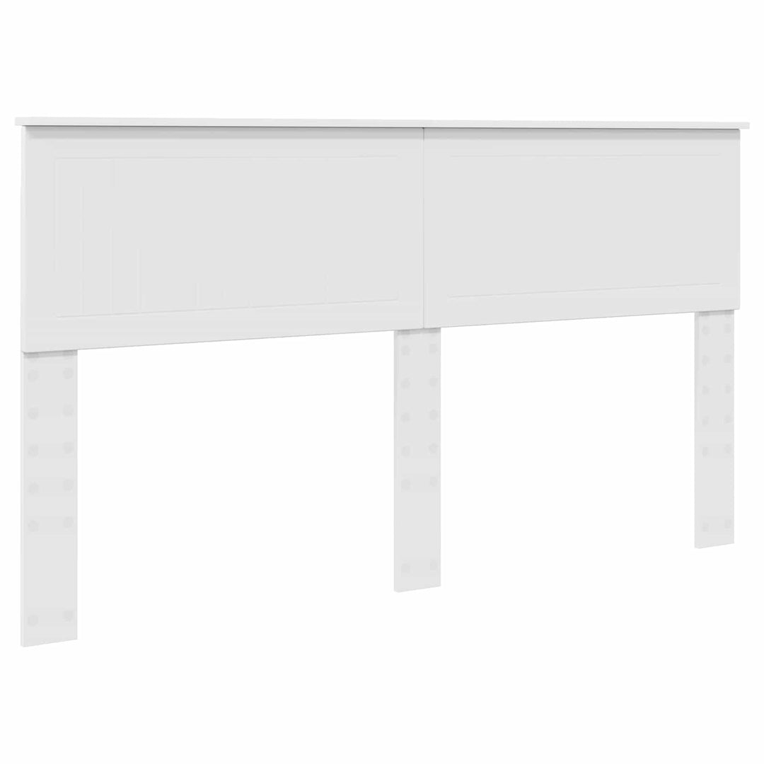 Opbevaringsseng med skuffe Hvid 160 x 200 cm Konstrueret træ