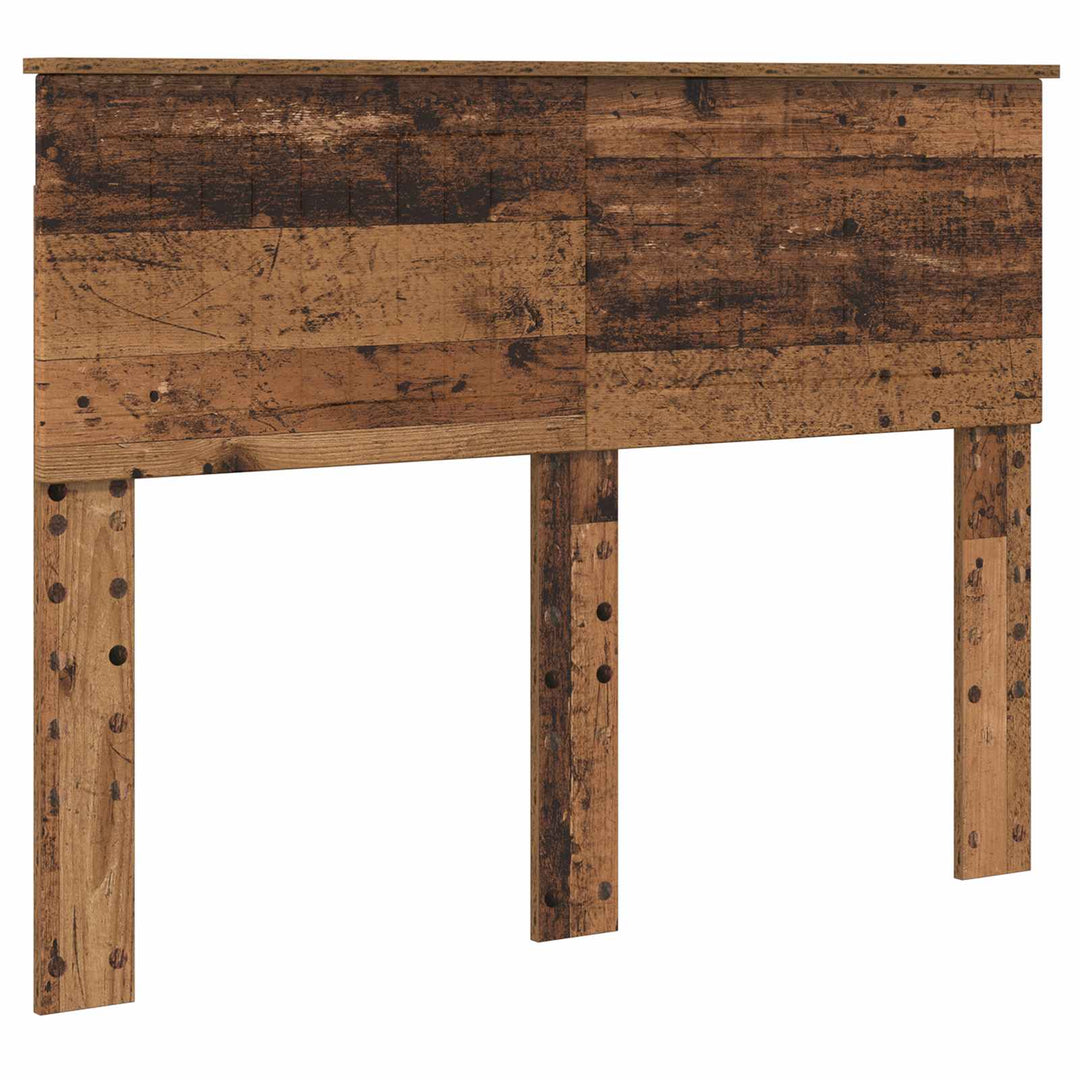 Sengestel med skuffe Gammelt træ 120 x 190 cm Konstrueret træ