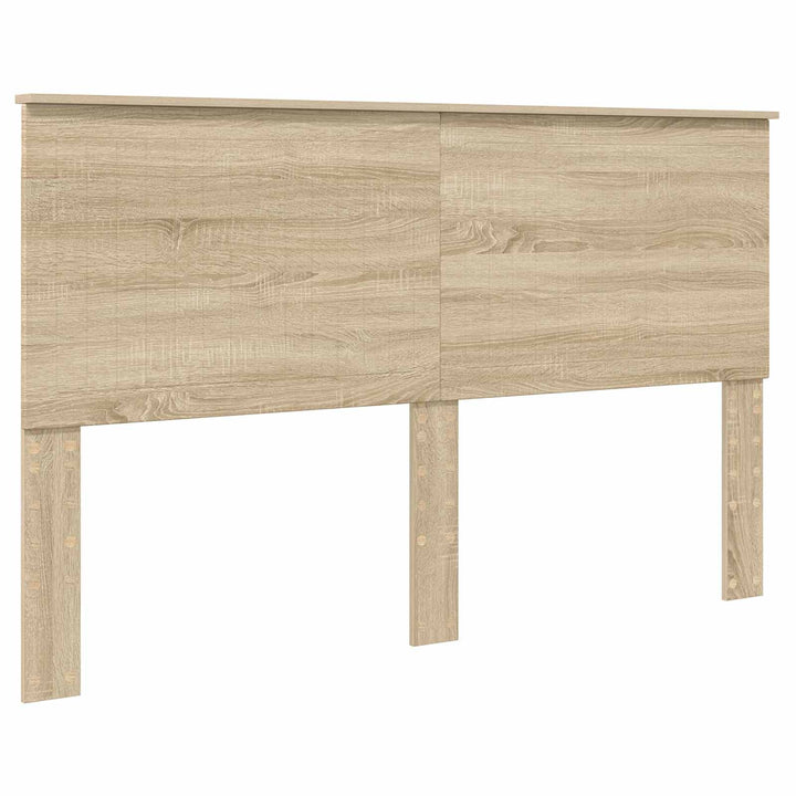Sengestel med hovedgærde Sonoma 160 x 200 cm Massiv fyrretræ