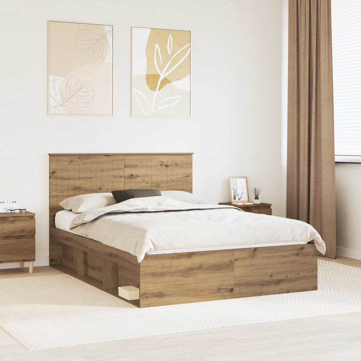 Sengestel Artisan eg 140 x 190 cm Massiv fyrretræ