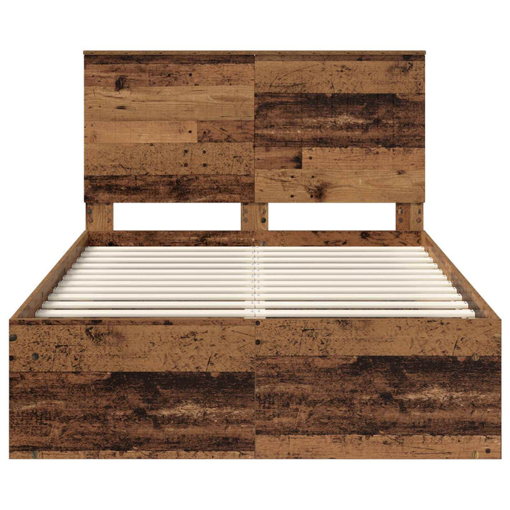 Sengestel Gammelt træ 120 x 200 cm Massiv fyrretræ