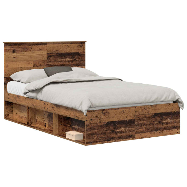 Sengestel Gammelt træ 120 x 190 cm Massiv fyrretræ