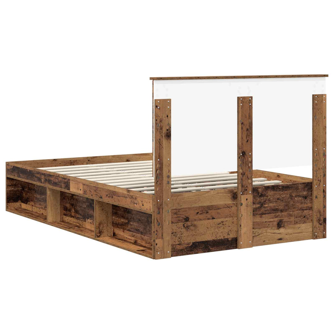Sengestel Gammelt træ 120 x 190 cm Massiv fyrretræ