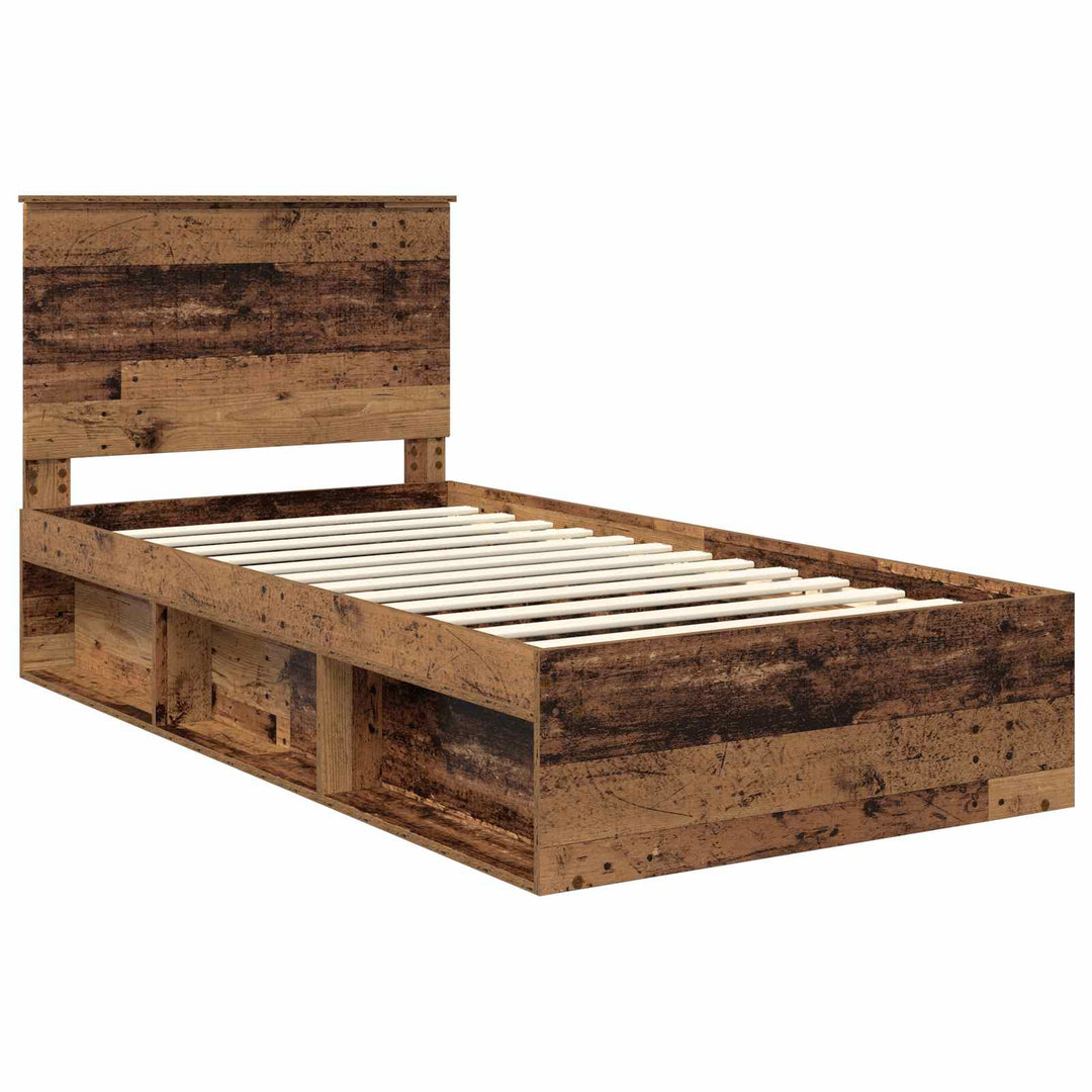 Sengestel Gammelt træ 100 x 200 cm Massiv fyrretræ