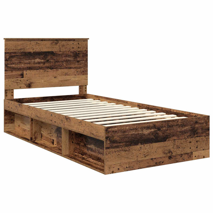 Sengestel Gammelt træ 100 x 200 cm Massiv fyrretræ