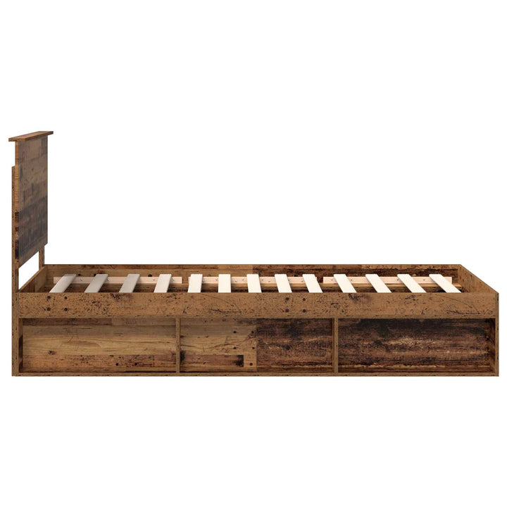 Sengestel Gammelt træ 90 x 200 cm Massiv fyrretræ