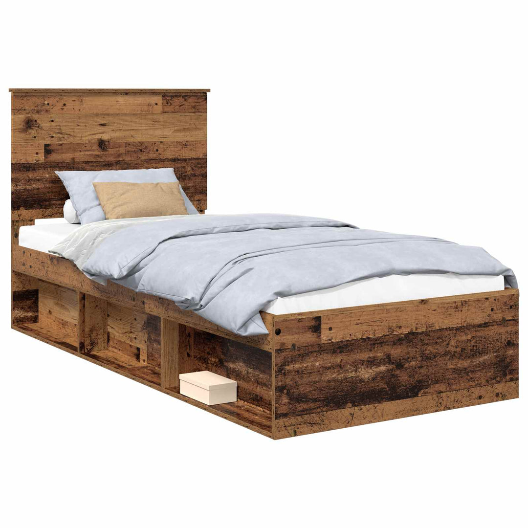 Sengestel Gammelt træ 90 x 190 cm Massiv fyrretræ