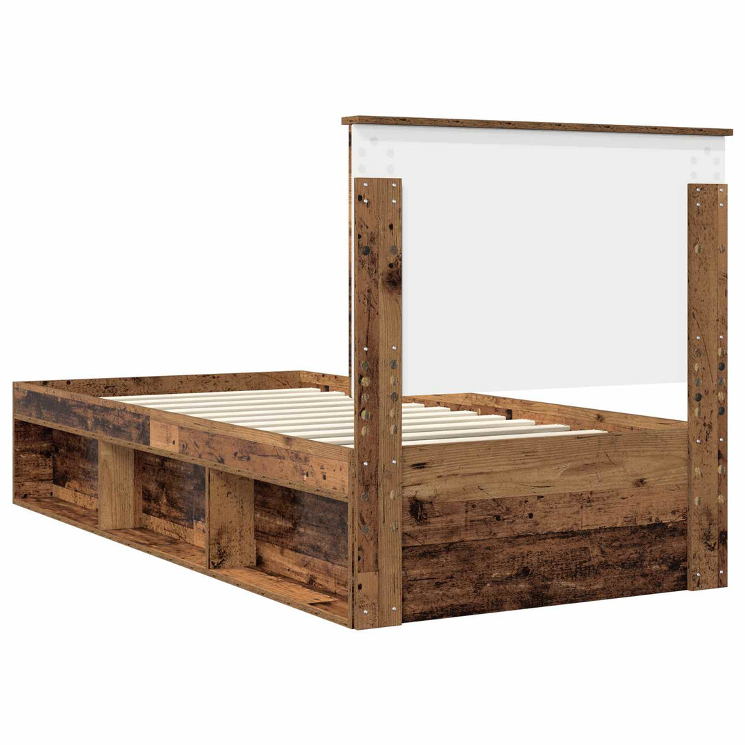 Sengestel Gammelt træ 90 x 190 cm Massiv fyrretræ