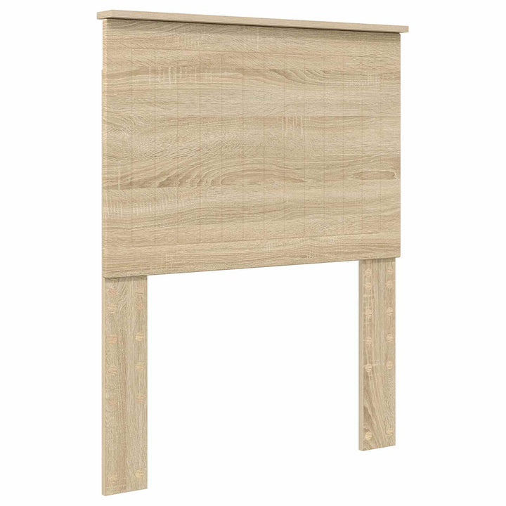 Sengestel med hovedgærde Sonoma eg 75 x 190 cm Massiv fyrretræ