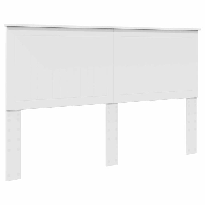 Sengestel med skuffe Hvid 160 x 200 cm Ingeniørtræ