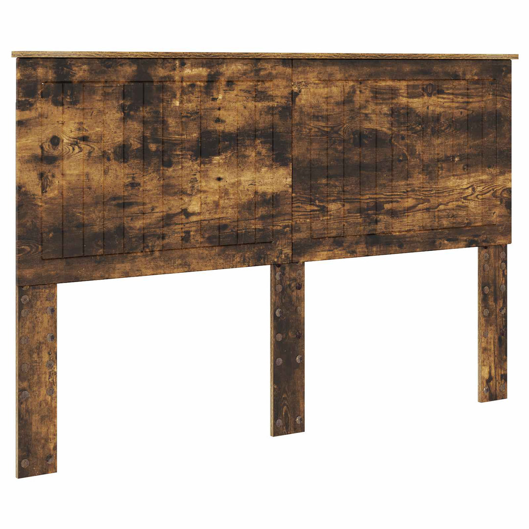 Sengestel med skuffe Røget eg 150 x 200 cm Ingeniørtræ