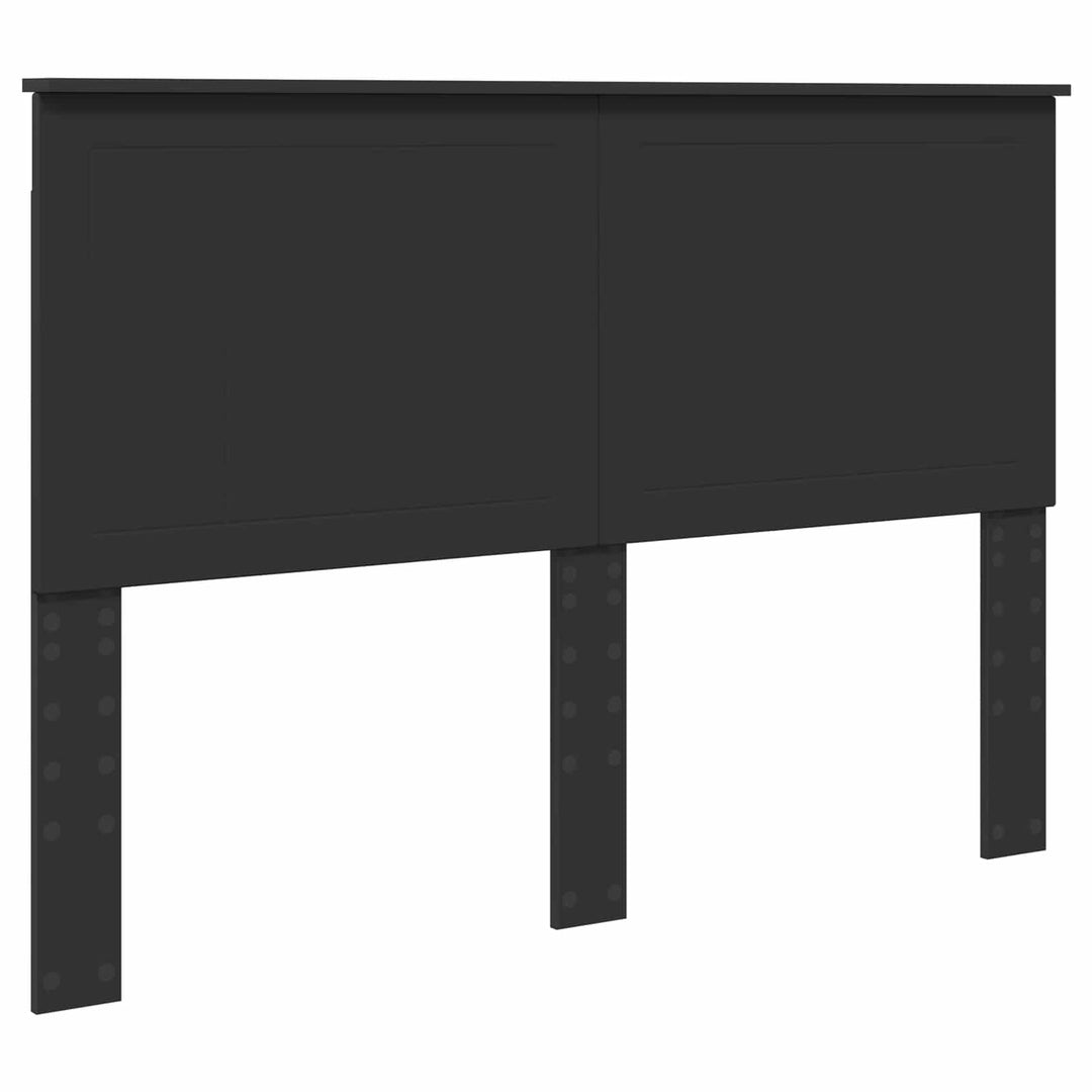 Sengestel med skuffe Sort 140 x 200 cm Ingeniørtræ