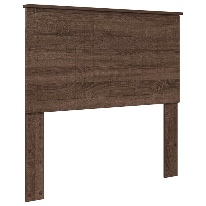 Sengestel med skuffe Brun eg 100 x 200 cm Ingeniørtræ