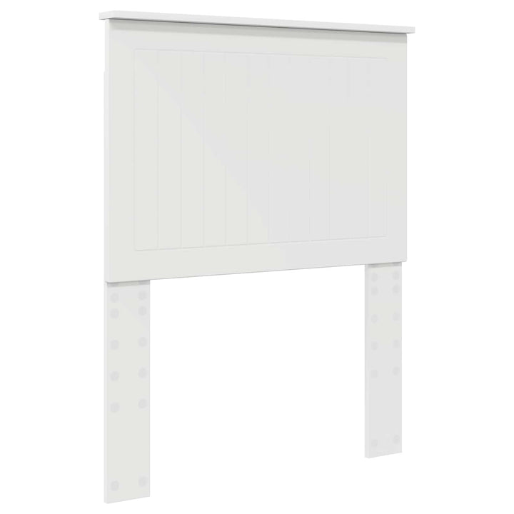 Sengestel med skuffe Hvid 75 x 190 cm Ingeniørtræ