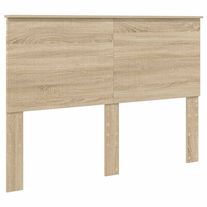 Sengestel med hovedgærde Sonoma eg 140 x 190 cm Konstrueret træ