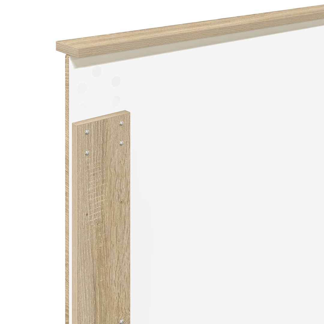 Sengestel med hovedgærde Sonoma eg 100 x 200 cm Konstrueret træ