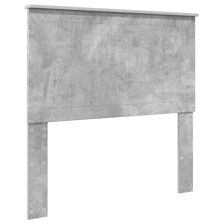 Sengestel med hovedgærde Beton Grå 100 x 200 cm Konstrueret træ