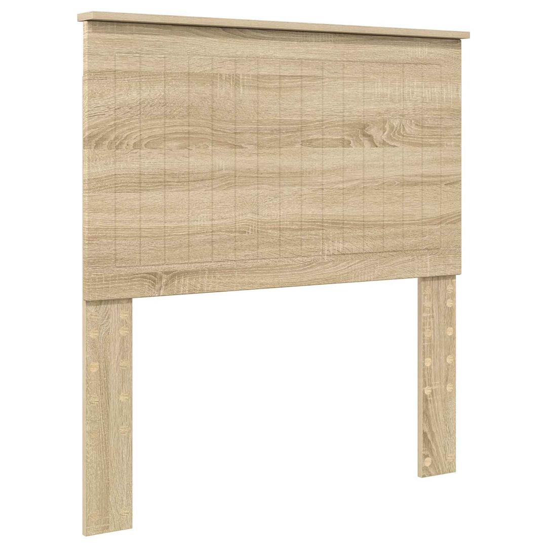 Sengestel med hovedgærde Sonoma eg 90 x 200 cm Konstrueret træ
