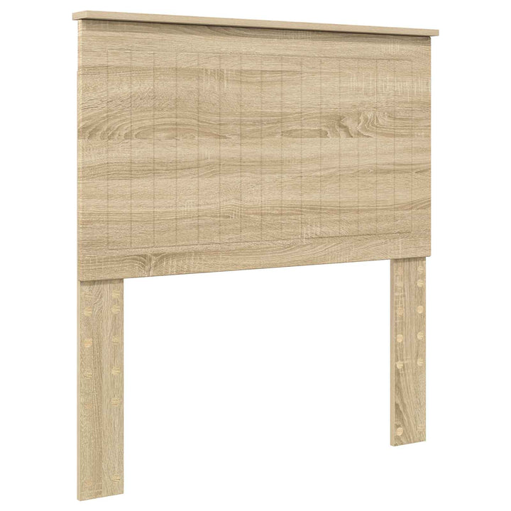 Sengestel med hovedgærde Sonoma eg 90 x 200 cm Konstrueret træ