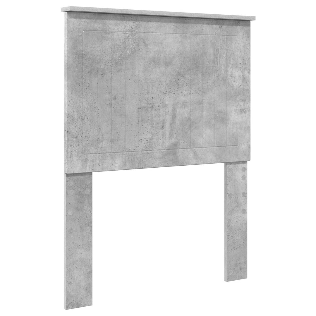 Sengestel Beton Grå og Sølv 70 x 190 cm Konstrueret træ