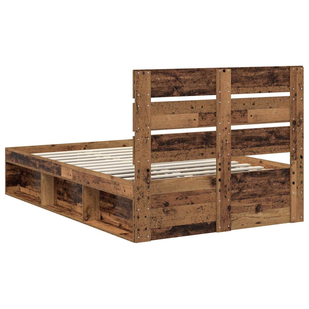 Sengestel Gammelt træ 120 x 200 cm Massiv fyrretræ