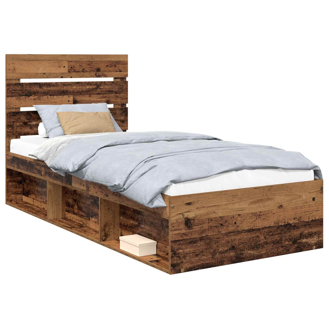 Sengestel Gammelt træ 90 x 200 cm Massiv fyrretræ