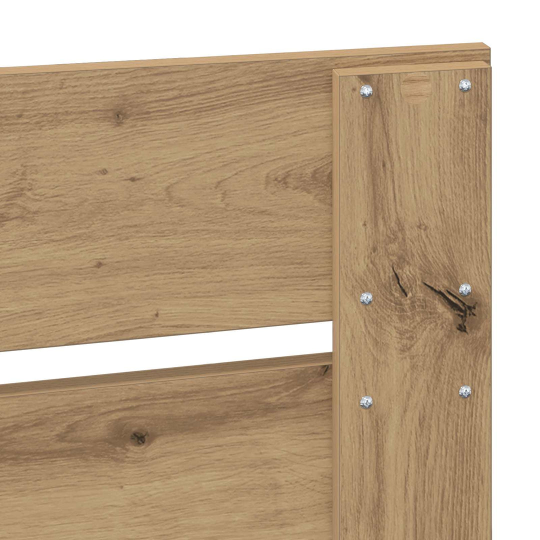 Sengestel med hovedgærde Artisan eg 90 x 190 cm Massiv fyrretræ