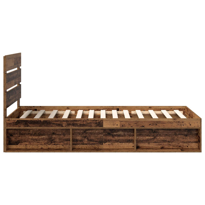Sengestel Gammelt træ 75 x 190 cm Massiv fyrretræ