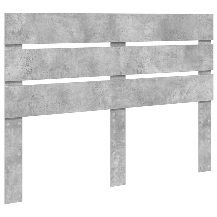 Opbevaringsseng Beton Grå 150 x 200 cm Konstrueret træ