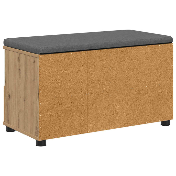 Hallbænk Artisan Eg 80 x 38 x 46 cm Kunstigt træ og stof