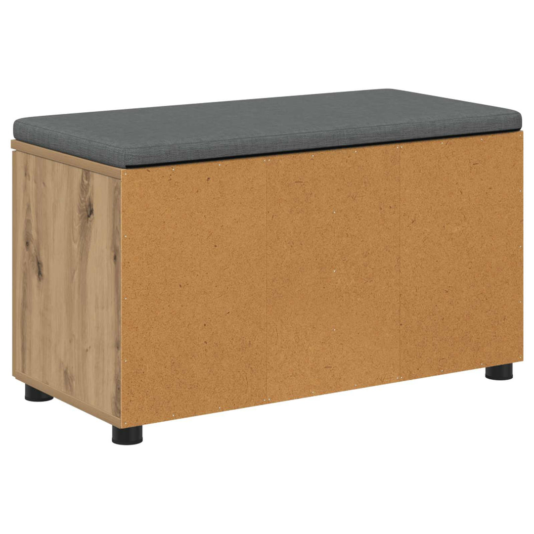 Hallbænk Artisan Eg 80 x 38 x 46 cm Kunstigt træ og stof