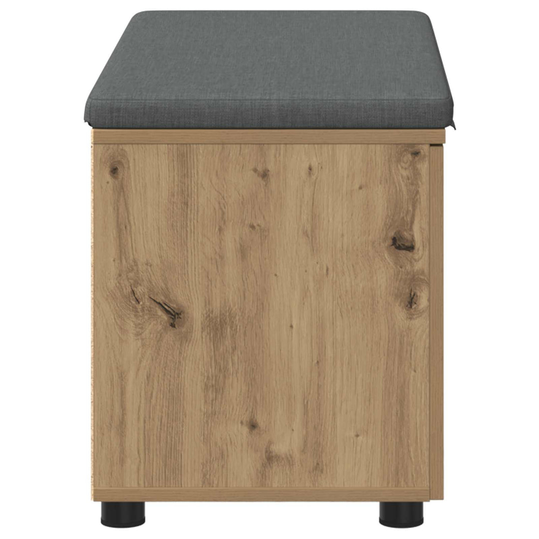 Hallbænk Artisan Eg 80 x 38 x 46 cm Kunstigt træ og stof