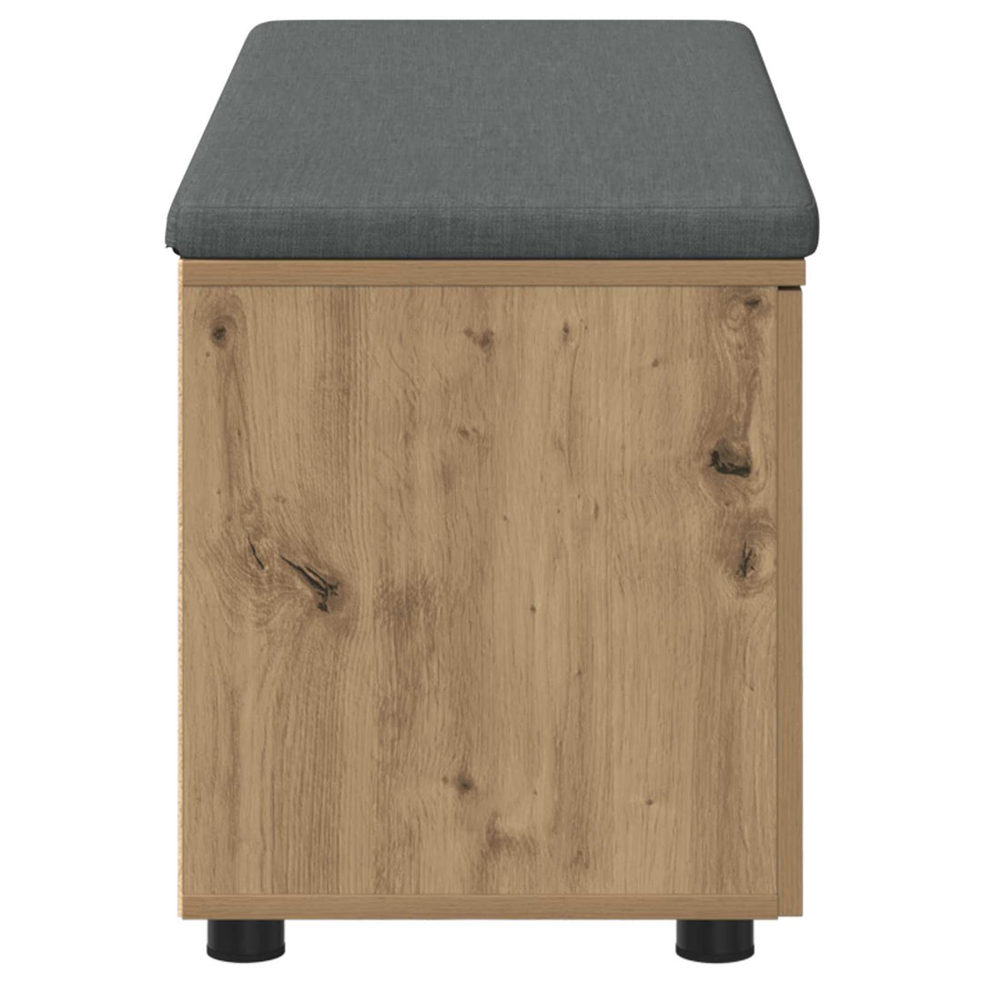 Hallbænk Artisan Eg 100 x 38 x 46 cm Kunstigt træ og stof