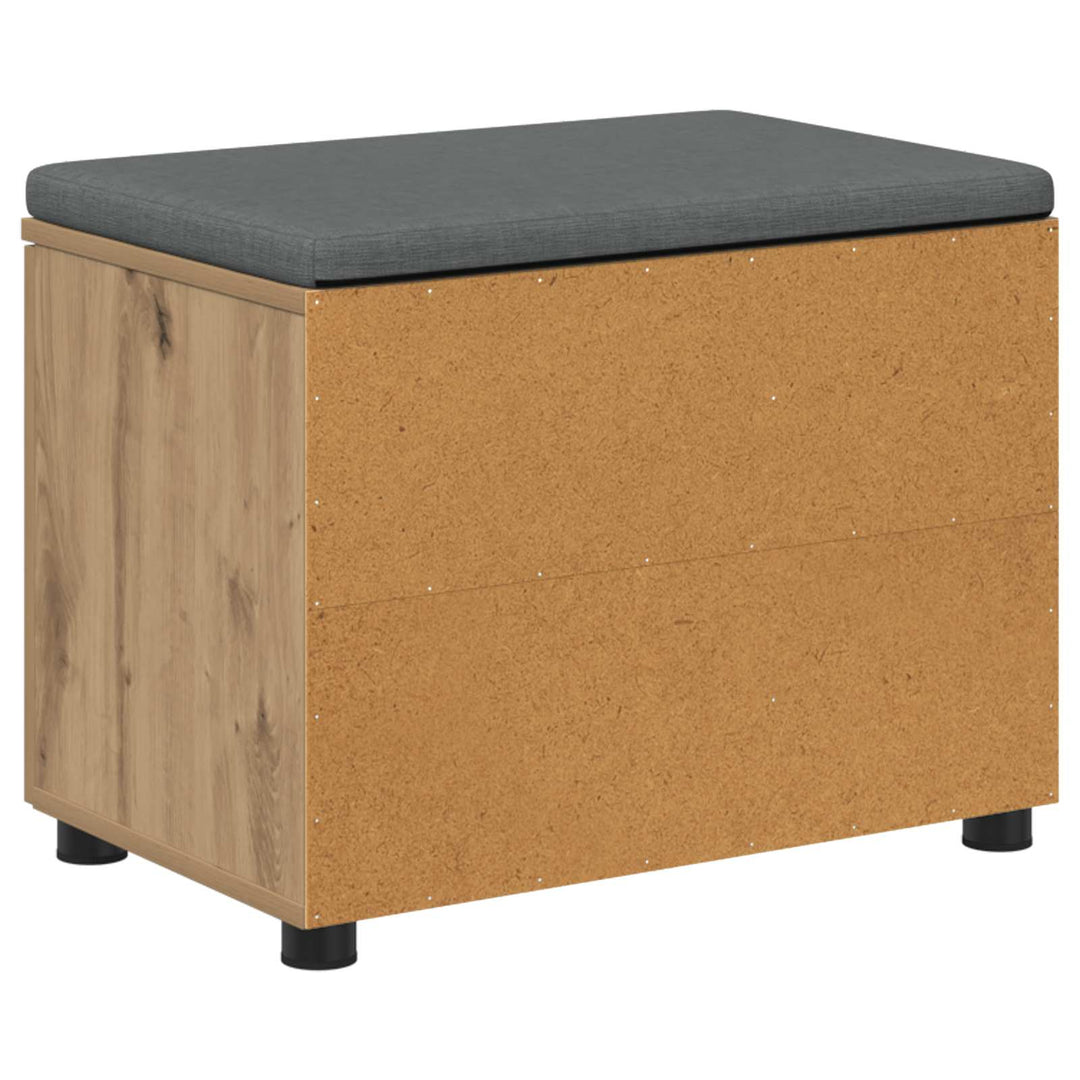 Hallbænk Artisan Eg 60 x 38 x 46 cm Kunstigt træ og stof