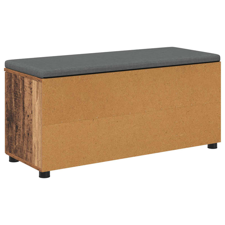 Hallbænk Gammelt træ 100 x 38 x 46 cm Kunstigt træ og stof