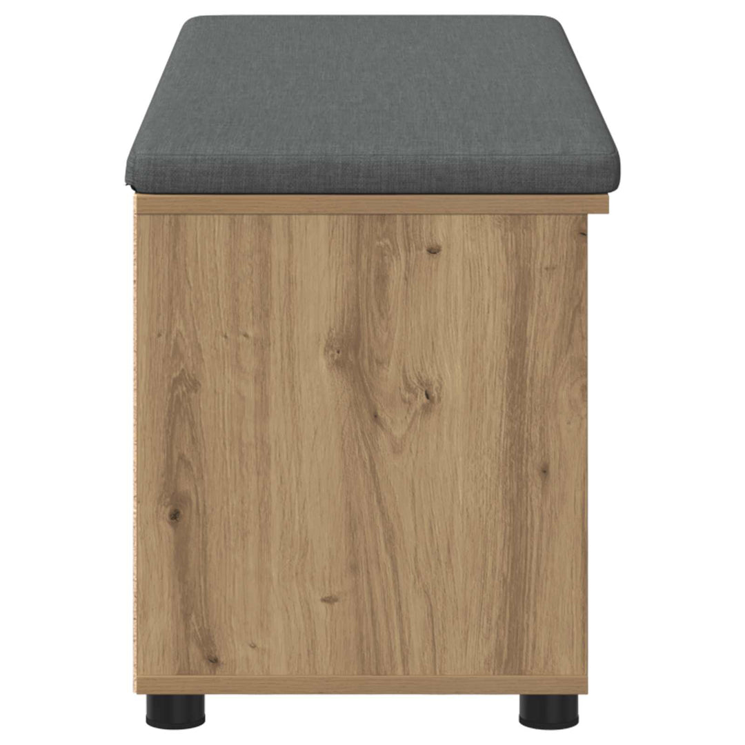 Hallbænk Artisan Eg 100 x 38 x 46 cm Kunstigt træ og stof