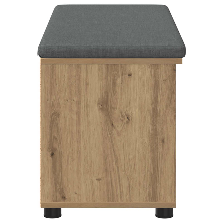 Hallbænk Artisan Eg 100 x 38 x 46 cm Kunstigt træ og stof