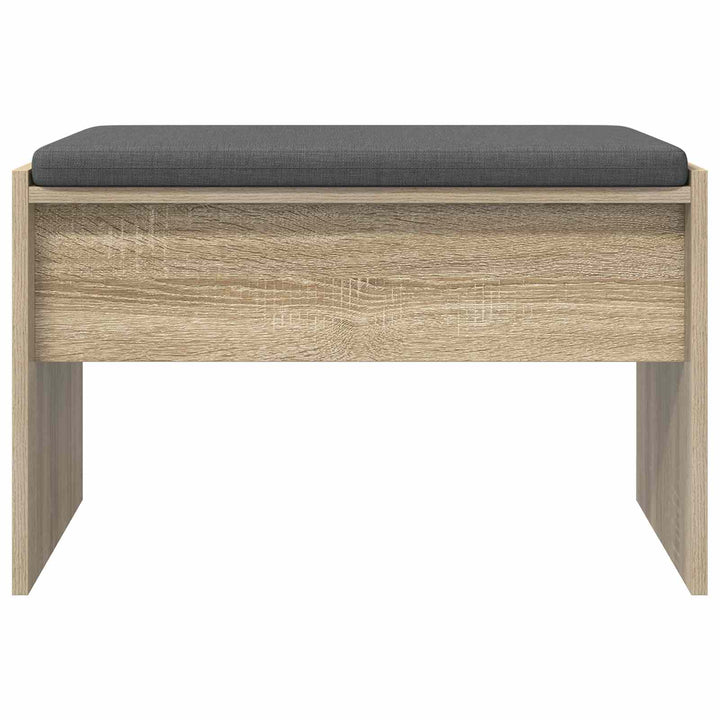Hallbænk med pude Sonoma eg 63 x 38 x 40 cm