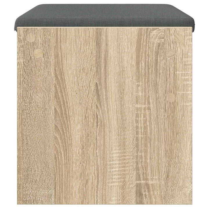 Hallbænk med pude Sonoma eg 63 x 38 x 40 cm