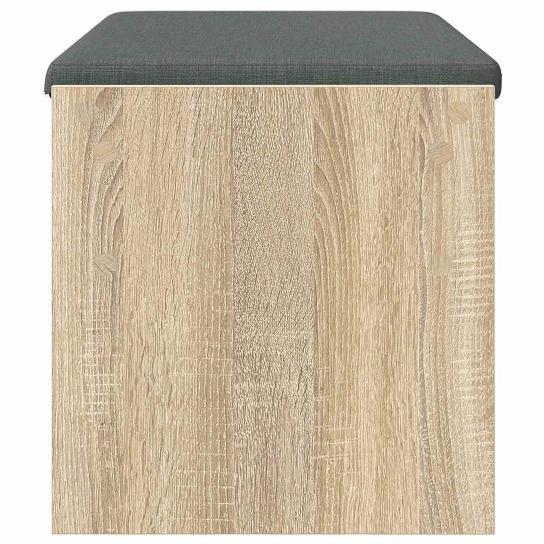 Hallbænk med pude Sonoma eg 83 x 38 x 40 cm