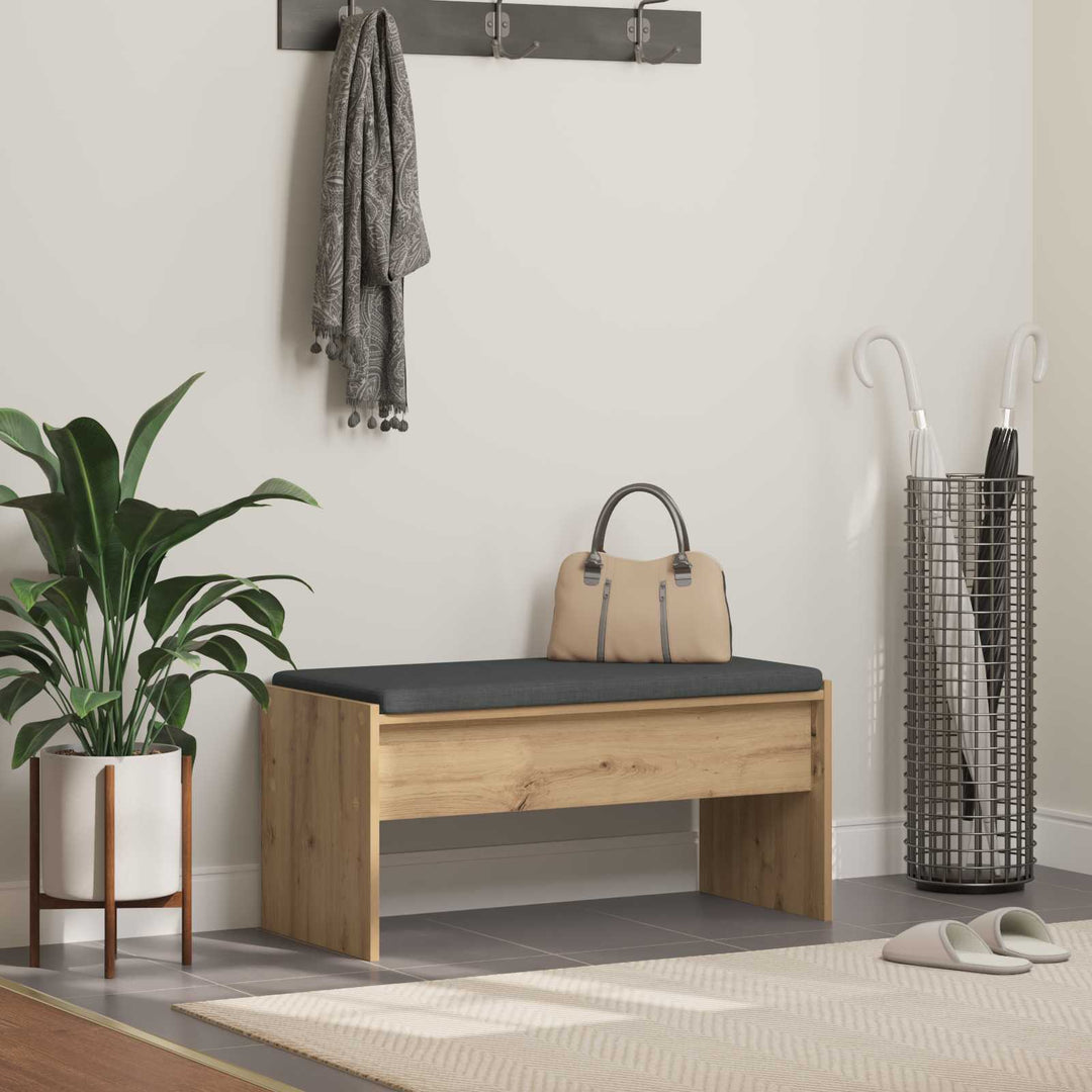 Hallbænk Artisan Egetræ 83 x 38 x 40 cm