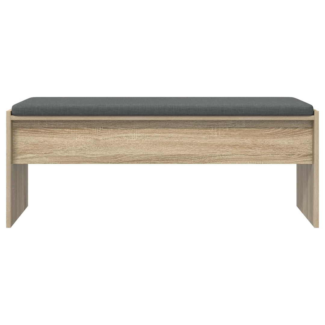 Hallbænk med pude Sonoma eg 103 x 38 x 40 cm