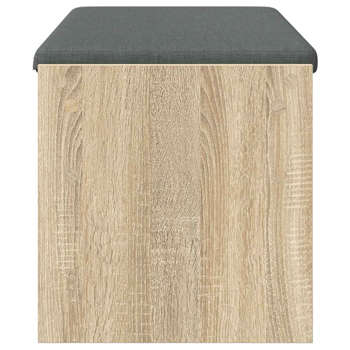 Hallbænk med pude Sonoma eg 103 x 38 x 40 cm