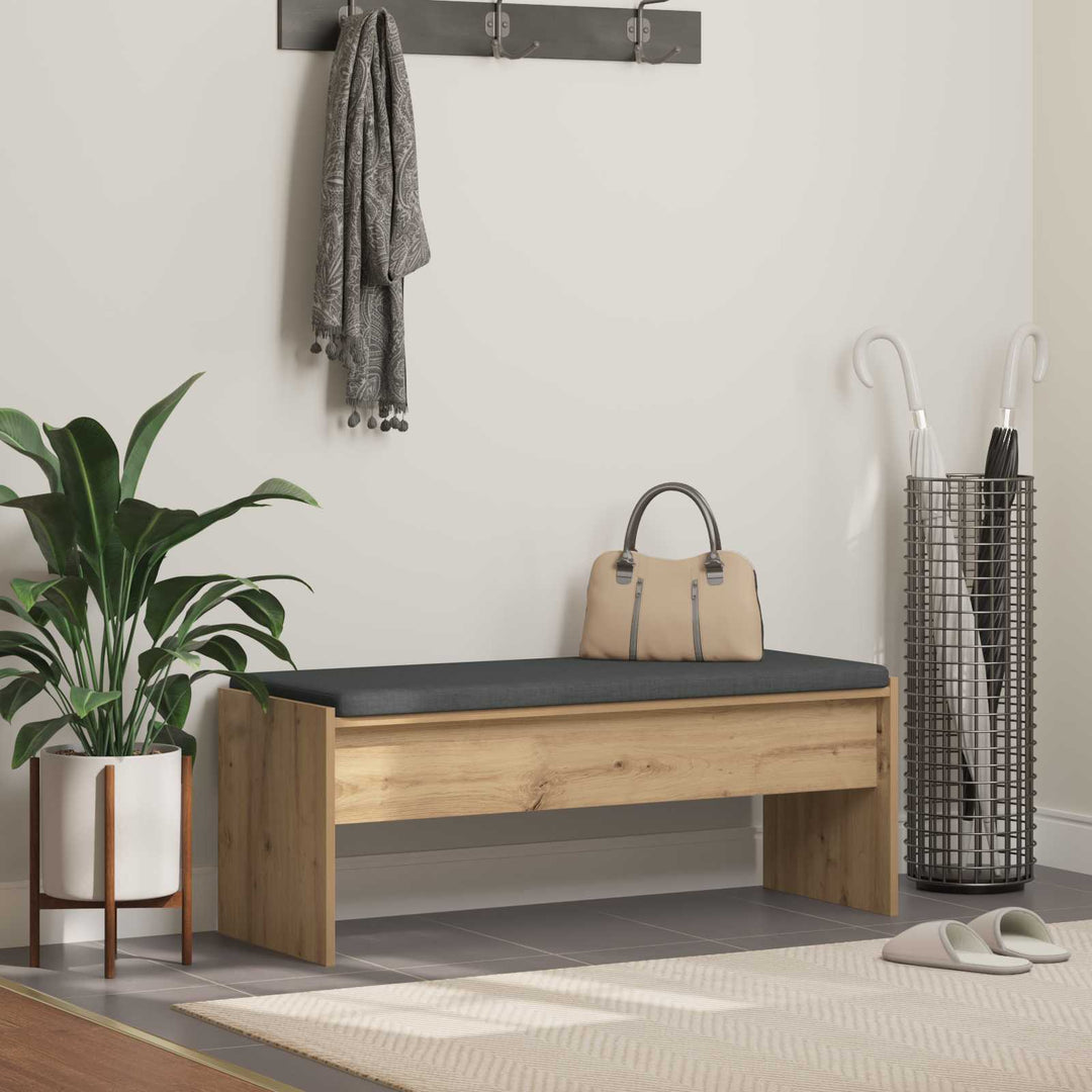Hallbænk Artisan Egetræ 103 x 38 x 40 cm