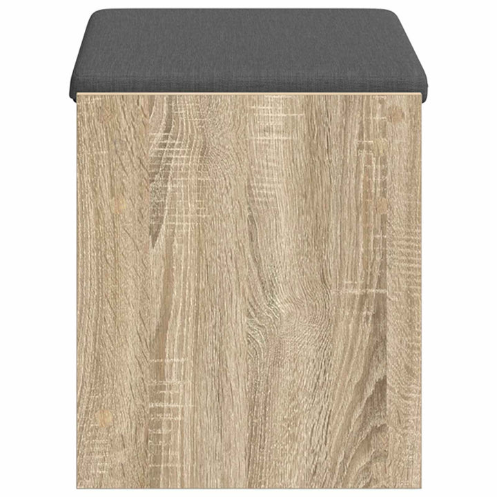 Hallbænk Sonoma eg 63 x 38 x 45 cm Kunstigt træ og stof