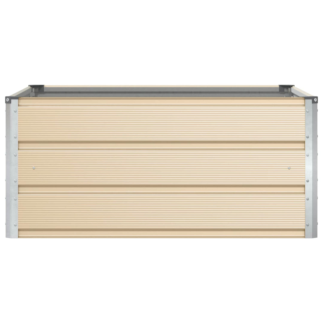 Plantekasse Elfenben 100 x 100 x 45 cm Stål