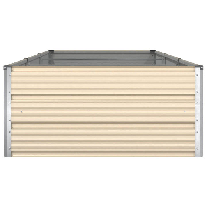 Plantekasse Elfenben 290 x 100 x 45 cm Galvaniseret stål